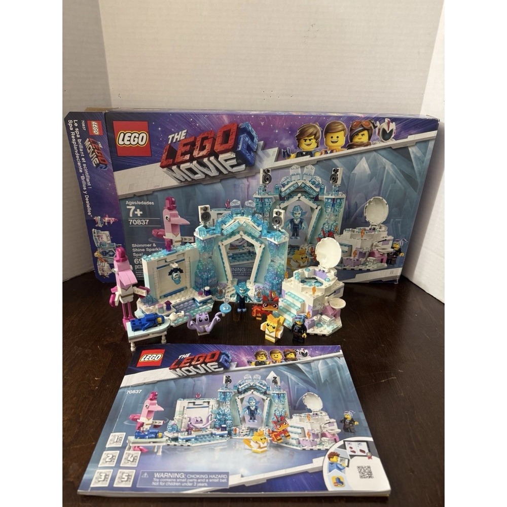 LEGO 70837 Movie 2 Shimmer & Shine Sparkle Spa 100% Complete w/ Box & Manual